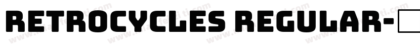 Retrocycles Regular字体转换